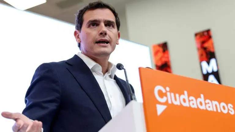 El presidente de Ciudadanos, Albert Rivera. RODRIGO JIMÉNEZ
