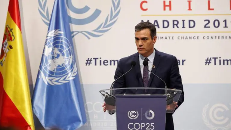 Sánchez, en rueda de prensa. ZIPI