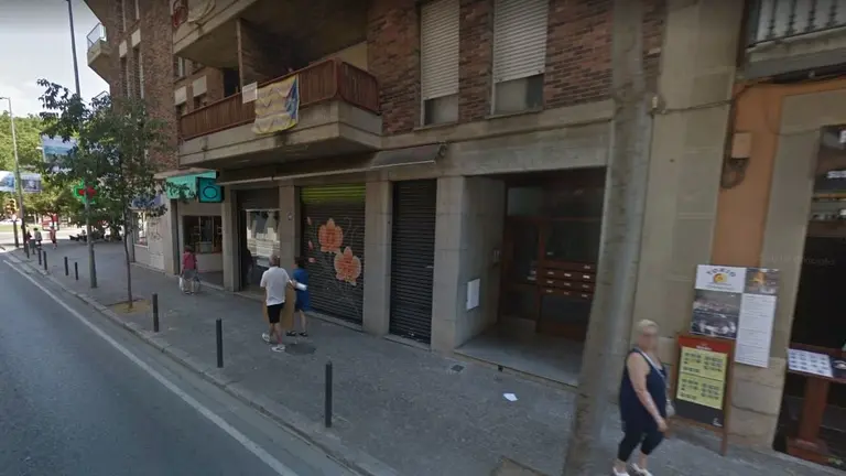 El intento de homicidio tuvo lugar en el número 28 de la Ronda Ferran Puig de Girona. GOOGLE MAPS
