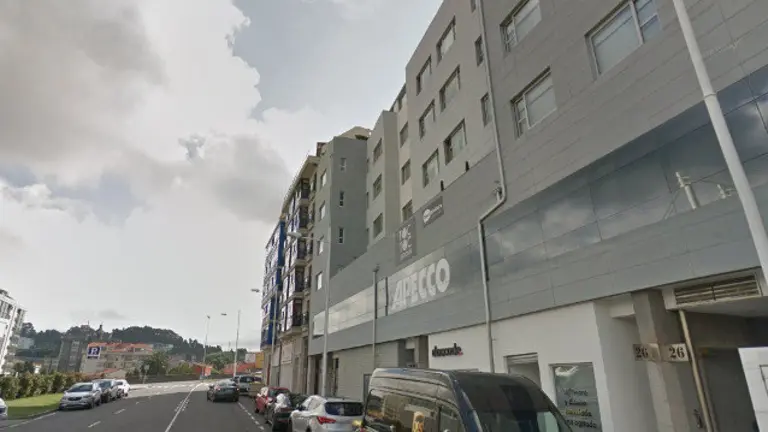 Rúa Mendaña de Neyra, na Coruña. GOOGLE MAPS