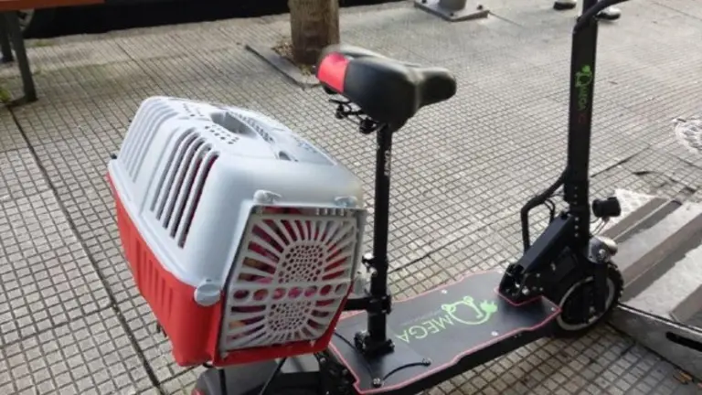 Imagen del patinete. POLICÍA LOCAL DE VIGO