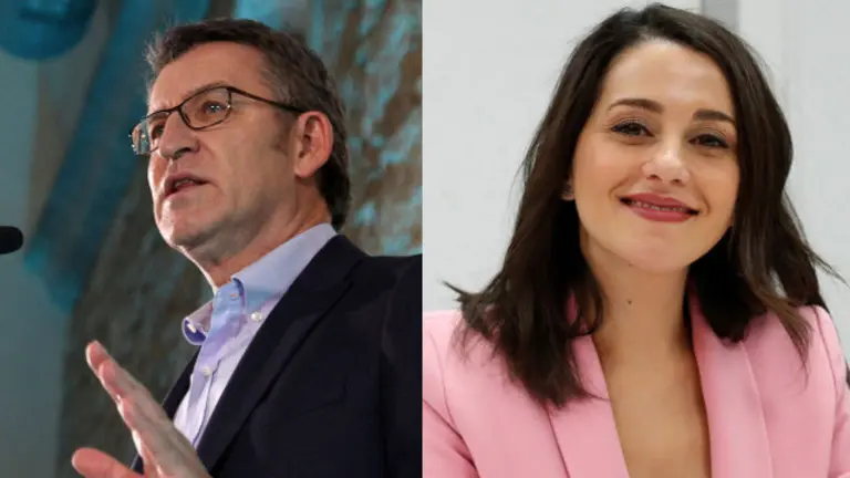 Feijóo y Arrimadas. AEP