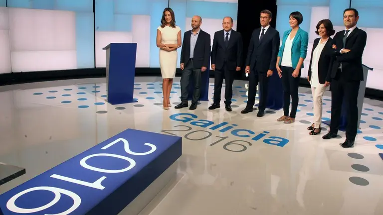 O último debate electoral da CRTVG, celebrado en 2016