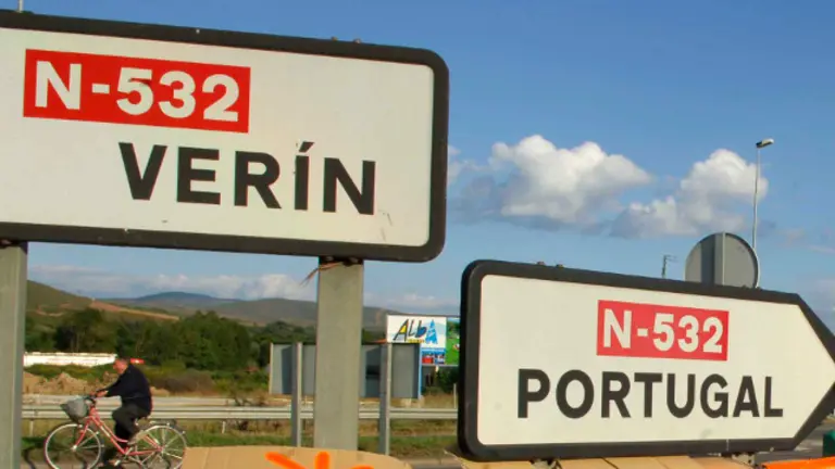 Frontera entre Portugal y Verín. ARCHIVO. JPG