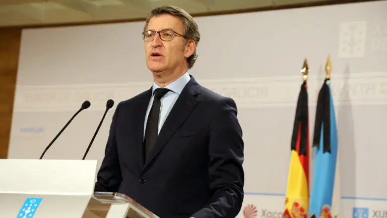 El presidente de la Xunta. PEPE FERRÍN