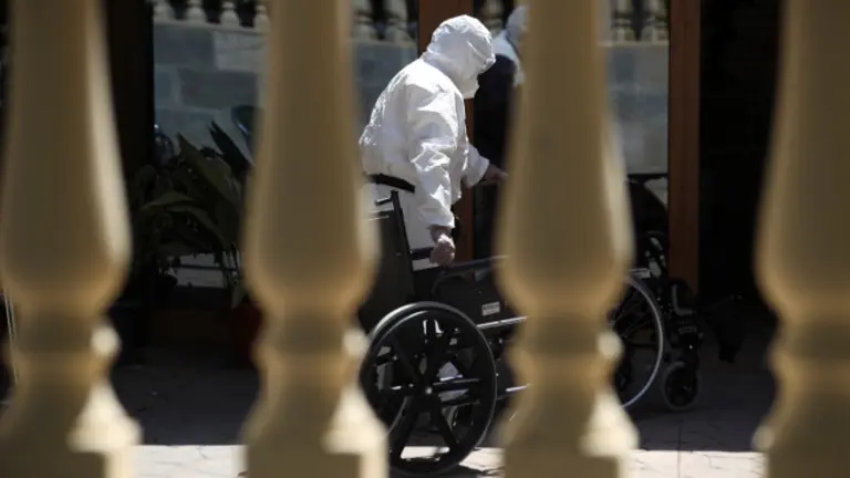 La residencia de San Martín de la Vega, en Madrid, que registra un brote. EFEJPG