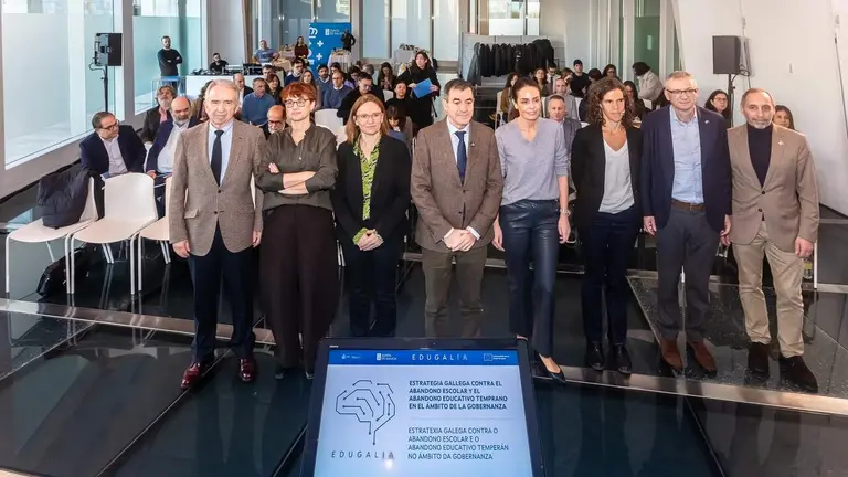 Presentaci&oacute;n del programa Edugalia en la Cidade da Cultura. LUIS POLO