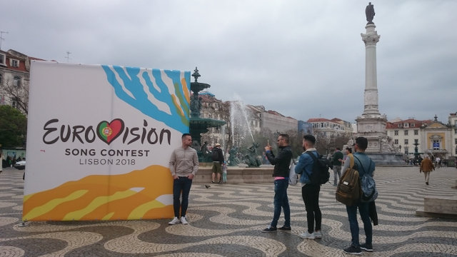 Eurofans en Eurovisión 2018 en Lisboa. Marta Veiga