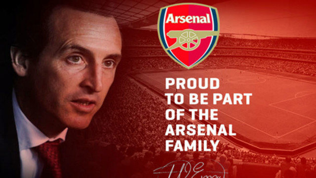 Imaxe coa que Unai Emery anunciou a súa chegada ao Arsenal
