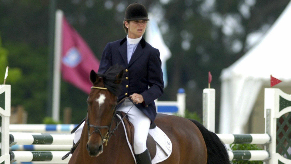 La infanta Elena, en una participación anterior en Casas Novas. ARCHIVO