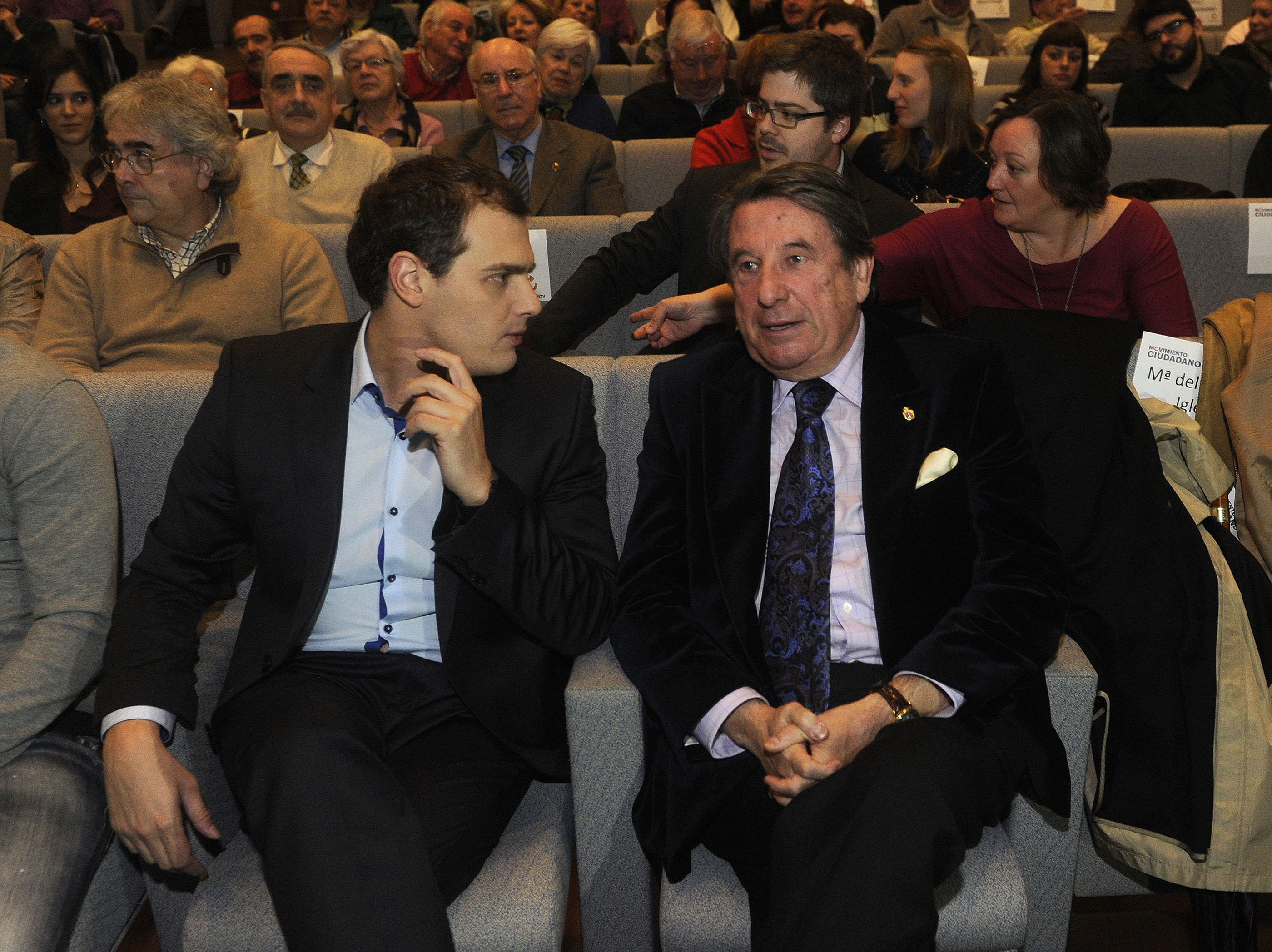 Paco Vázquez y Albert Rivera.