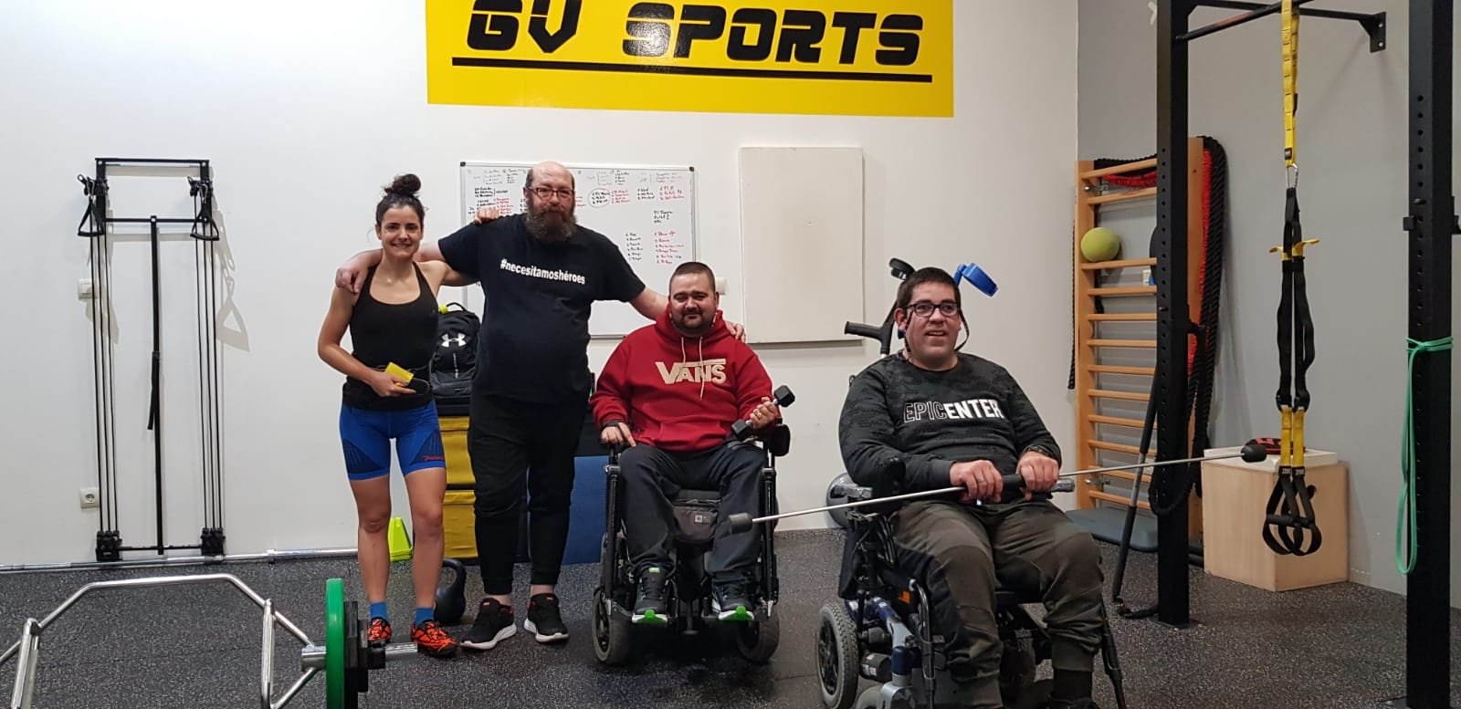 Rodrigo Cota en el gimnasio. CEDIDA