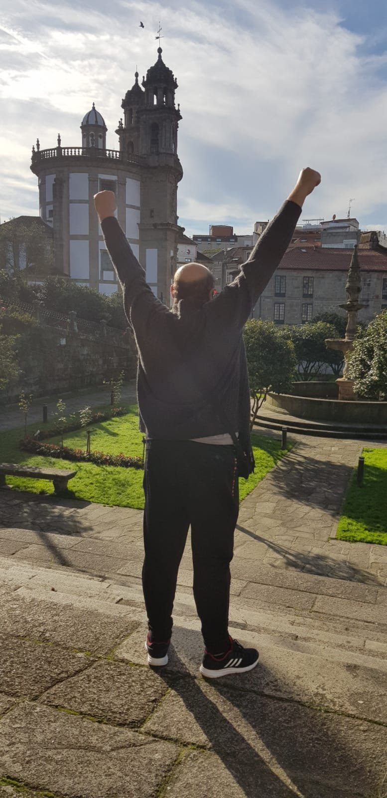 Rodrigo Cota en uno de sus paseos. CEDIDA