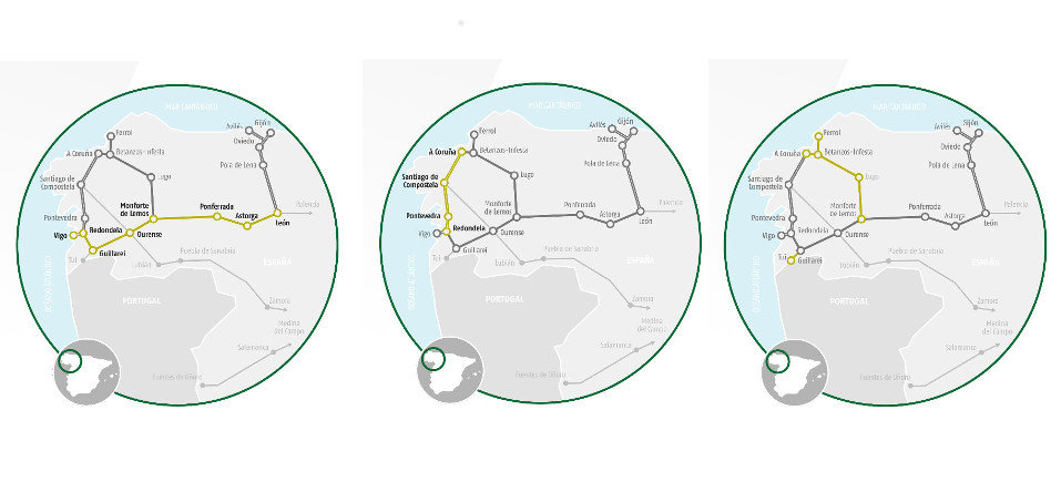 Corredor atlántico ferroviario - Interior