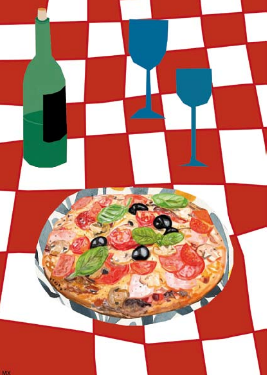 Ilustración para el blog de Lois Caeiro. MARUXA