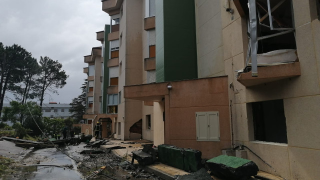 Desperfectos tras el reventón en San Vicente. CEDIDA