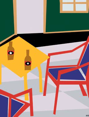 Ilustración para el blog de Rafa Cabeleira. MARUXA