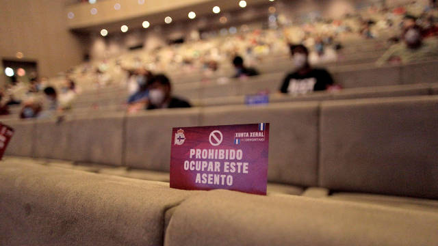 Asamblea de accionistas del Deportivo. CABALAR (EFE)