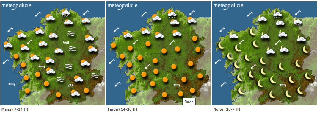 Mapa de Meteogalicia