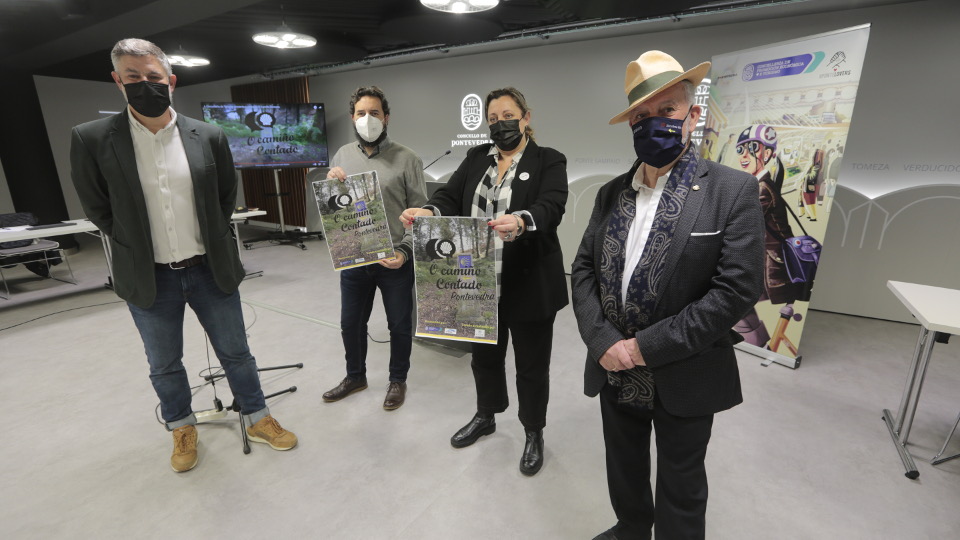 Presentación da campaña O Camiño Contado. GONZALO GARCÍA