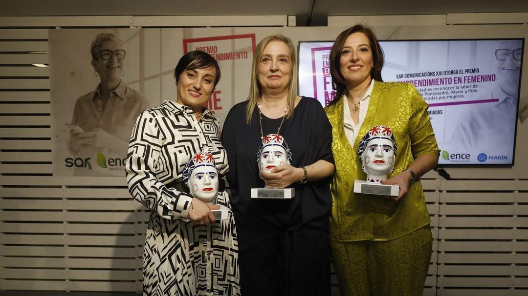 Gala de entrega de premios al emprendimiento 'En Feminino' en la rada marinense. DAVID FREIRE