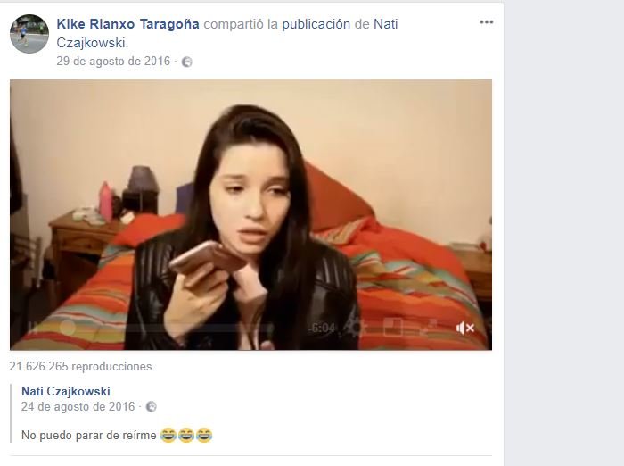 No puedo parar de reirme