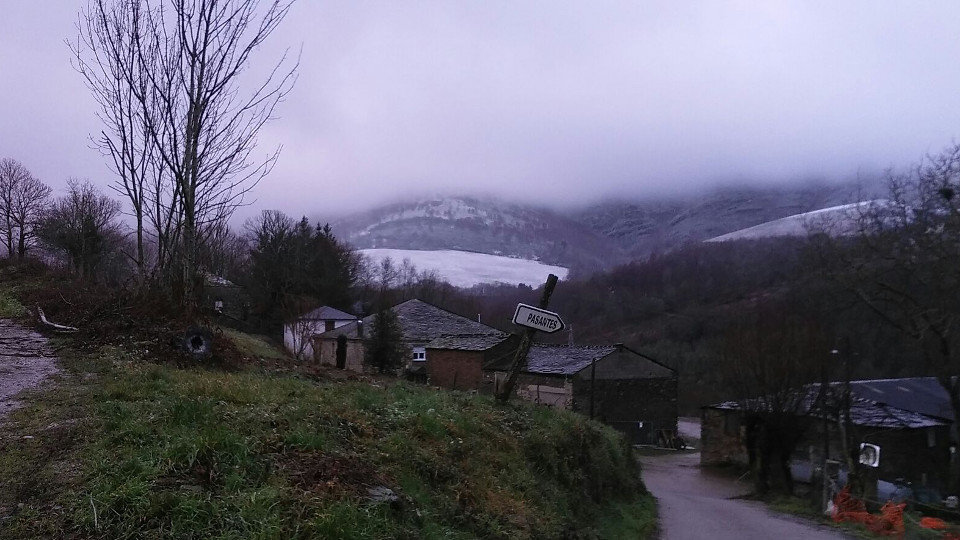 Neve no Monte Oribio, en Triacastela. MARISÉ
