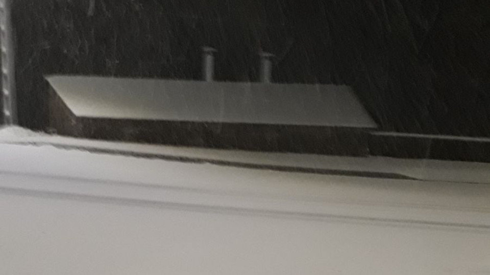 Nieve en A Fontaneira, en Baleira. EP