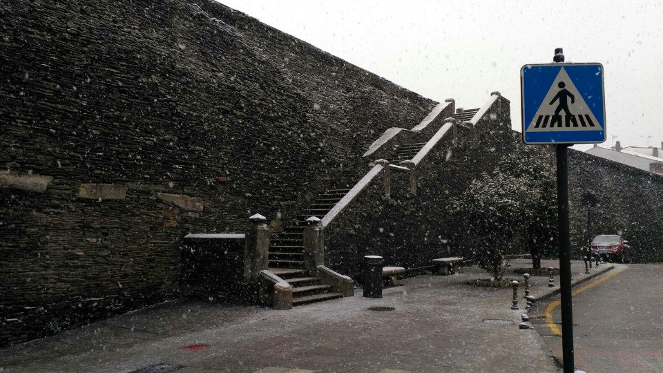 Vuelve a nevar en Lugo. A.C