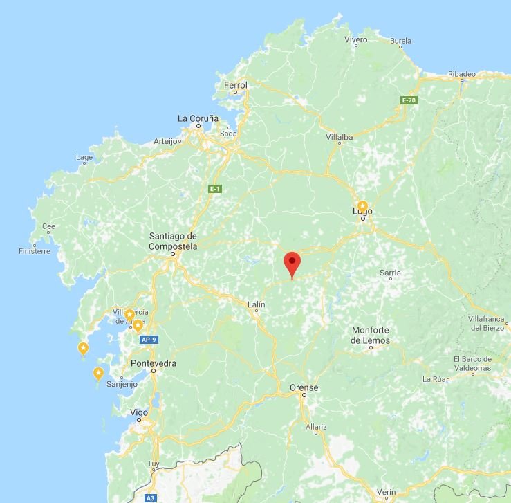 San Fiz de Amarante, no Google Maps.