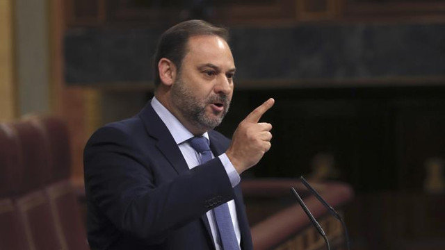 José Luis Ábalos, en el Congreso. J.J. GUILLÉN (EFE)