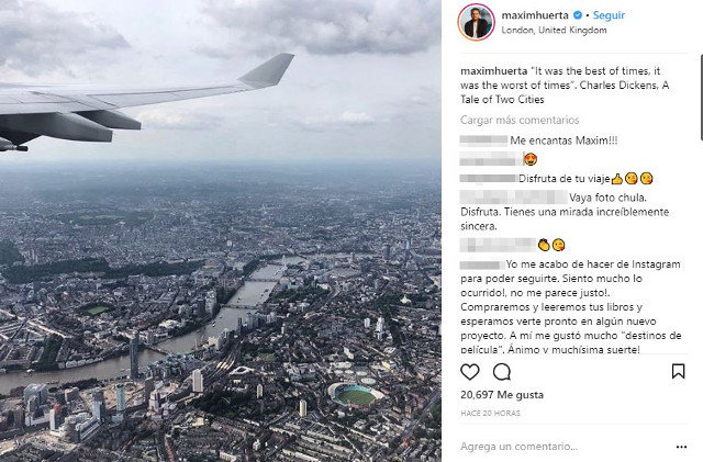 Instagram Màxim Huerta