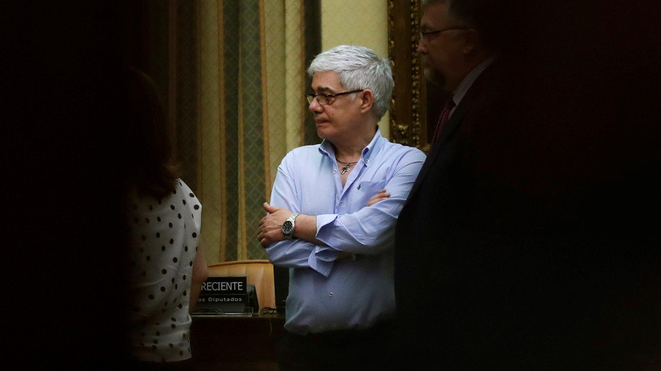 El maquinista del Alvia siniestrado en Angrois compareció este miércoles en el Congreso. JUAN CARLOS HIDALGO (EFE)