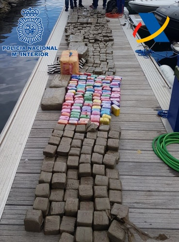 Droga incautada en Canarias. POLICÍA NACIONAL