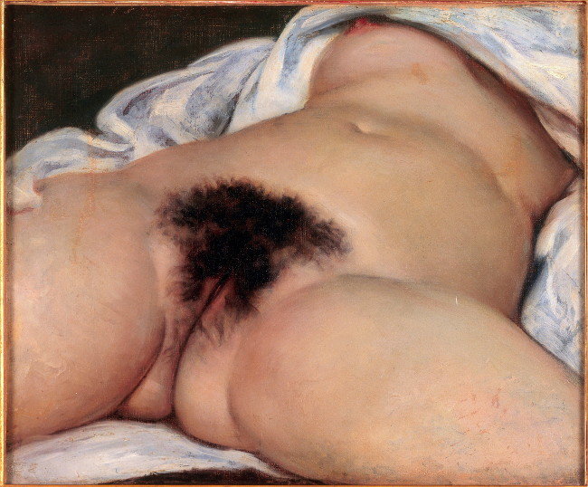 'A orixe do mundo', emblemático lenzo do artista francés Gustave Courbet. EFE