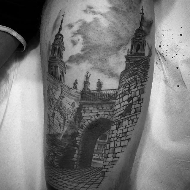 Uno de los tatuajes realizados por Daniel de Mok Mok Tatoo. INSTAGRAM