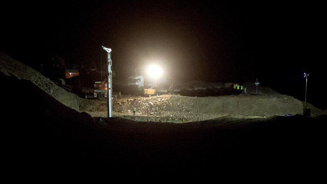 Continúan los trabajos del rescate de Julen. EFE