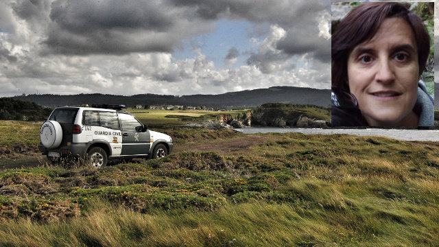 Dispositivo de procura de Susana Vázquez en Ribadeo. JOSÉ Mª ÁLVEZ