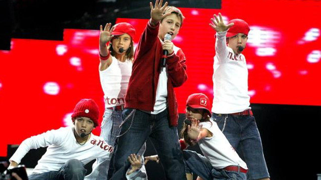 Antonio José durante su participación en Eurovisión Junior en 2005. EFE