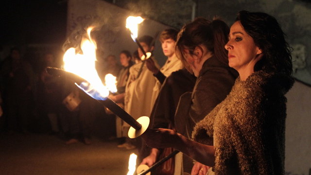 Un Samaín celebrado en Lugo. ARCHIVO