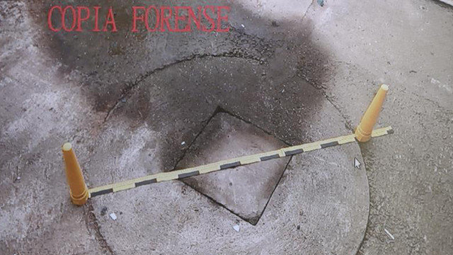 La entrada del pozo en el que apareció Diana Quer. XOÁN REY