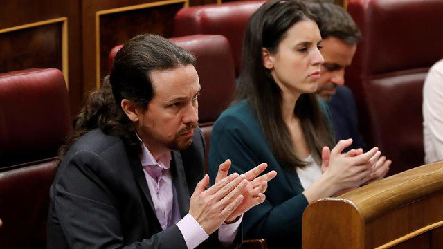 Pablo Iglesias e Irene Montero. JUAN CARLOS HIDALGO