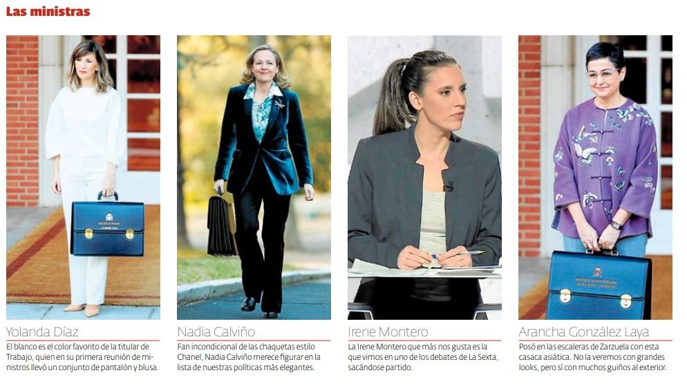 Las ministras