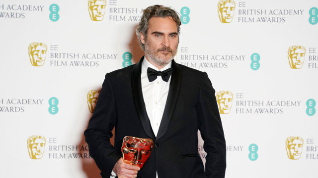 Joaquin Phoenix, nos Bafta. EFE