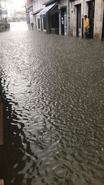 Inundacións en Verín. EP