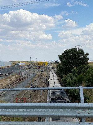 Accidente ferroviario en Zamora. CARMEN