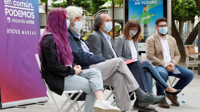 Acto de Galicia en Común en Lugo. ELISEO TRIGO
