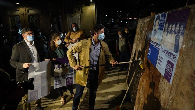 Gómez-Reino, Noriega e Solla, en Vigo. GALICIA EN COMÚN