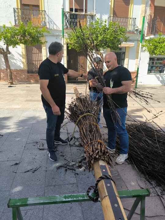 Preparativos para a Quema de fachas de Castelo en una imagen de archivo. EP