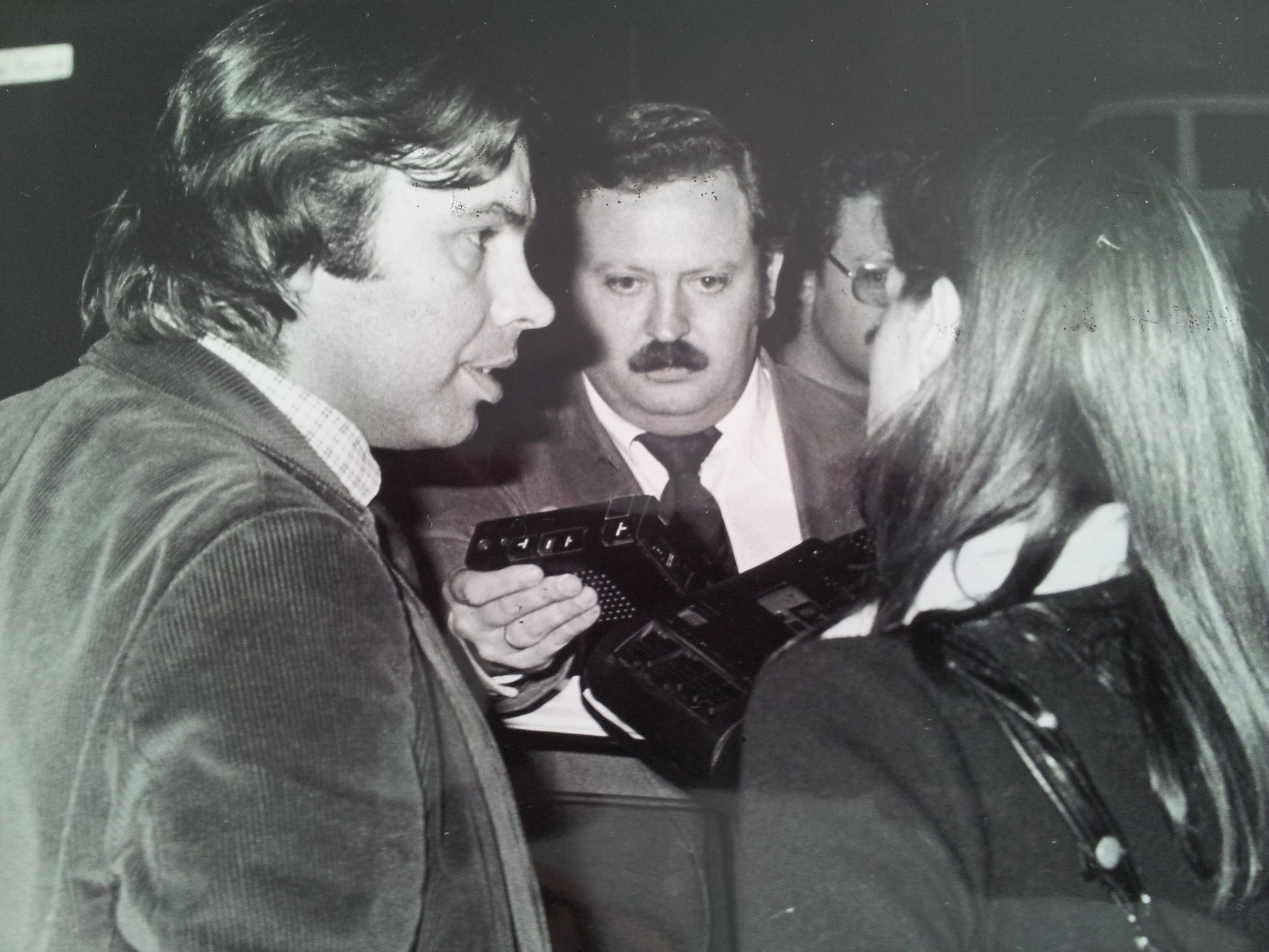 Cristino Álvarez con Felipe González,